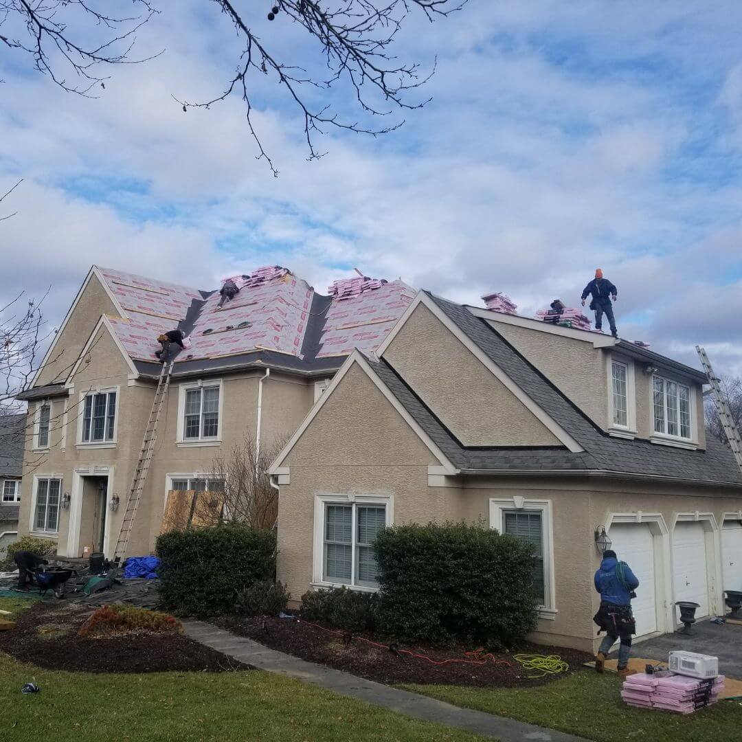 New Home Roof Installation